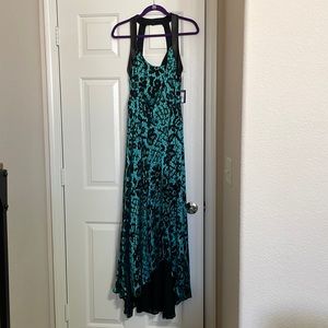 Nanette Lepore Floor Length Silk Rayon Dress
